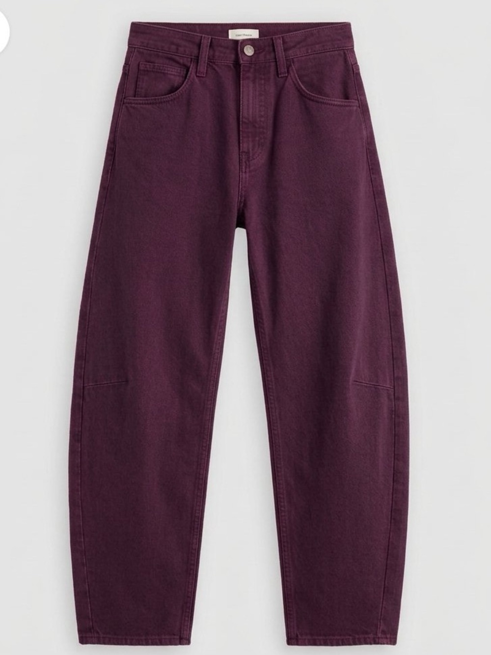 Levi’s OOAK Cinch Barrel Jeans Plum Eggplant Burgundy 27x31 NWOT Custom Dyed
